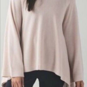 New without tags Lululemon Pale Pink Pancho Shawl